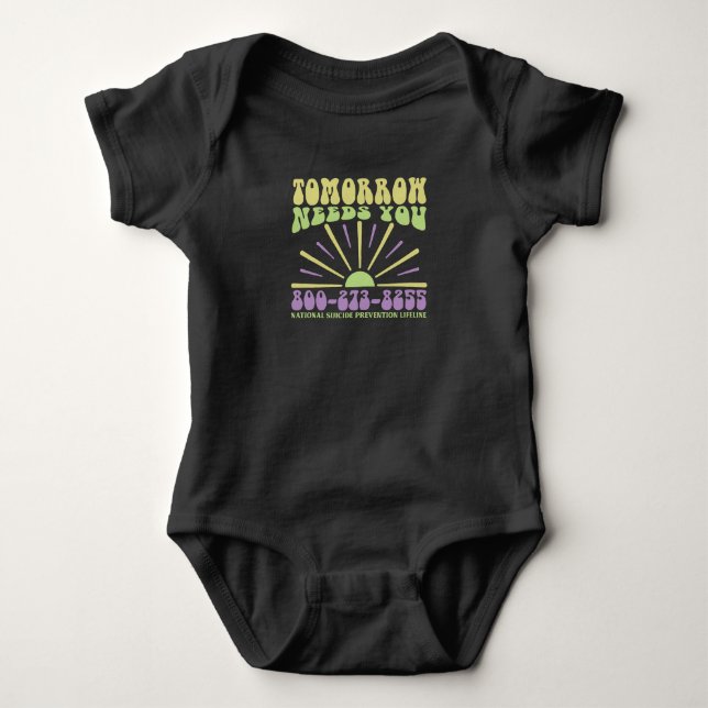 Morgondagen behöver dig t shirt (Framsida)