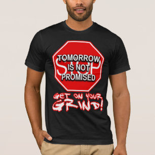 Morgondagen lovas inte (svarten) tee shirt