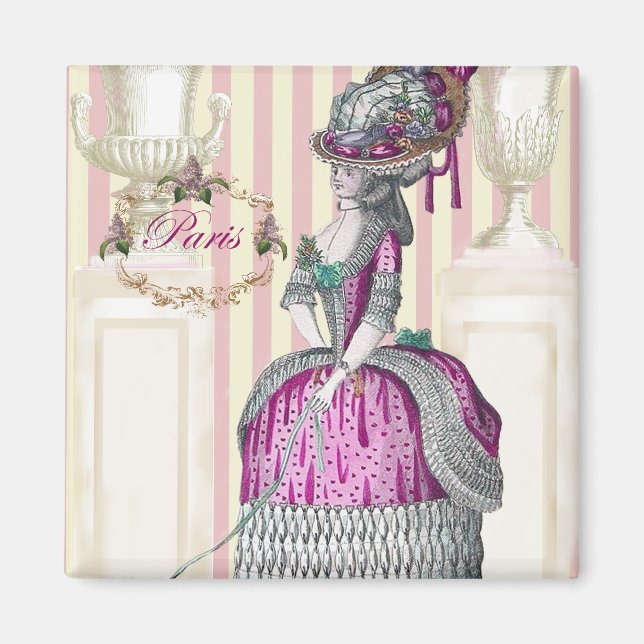 Morgondagen nedför Champs-Élysées Magnet (Framsidan)