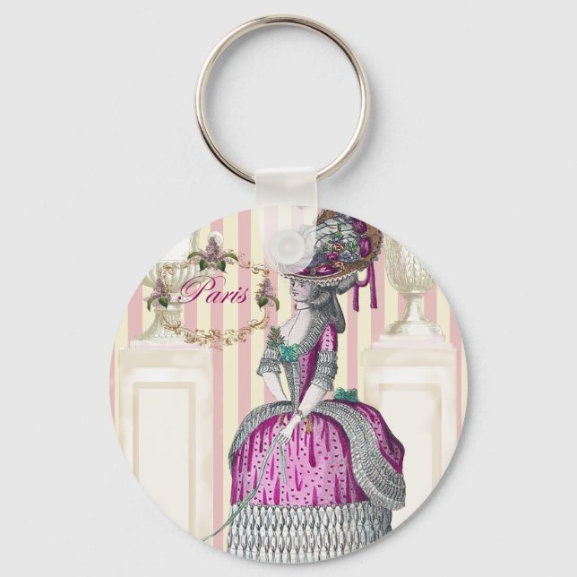 Morgondagen nedför Champs-Élysées Nyckelring (Framsida)