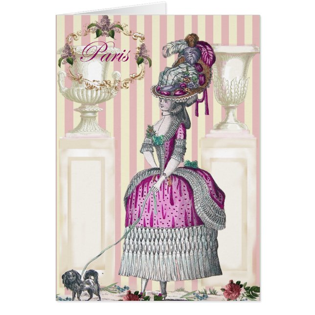 Morgondagen nedför Champs-Élysées OBS Kort (Framsidan)