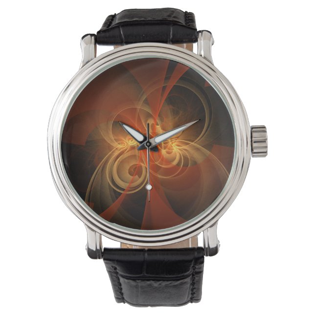 Morgondagens Abstrakt Art Armbandsur (Framsida)
