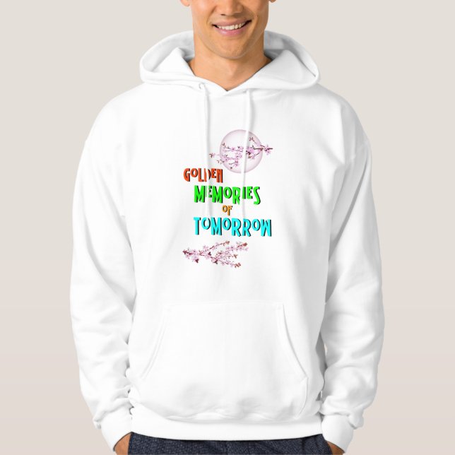 Morgondagens blommar Måne Sakura Hoodie (Framsida)