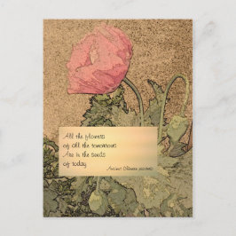 Morgondagens blommor vykort