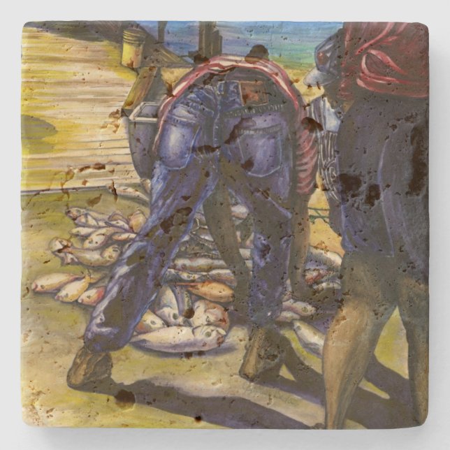 Morgondagens fångst, Harbor Island Stenunderlägg (Framsidan)