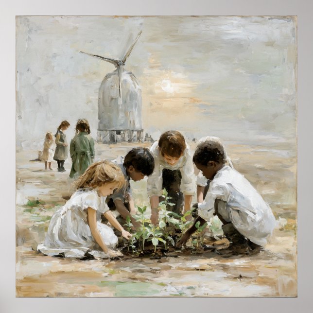 Morgondagens gäst: Barnen i Garden Poster (Framsidan)