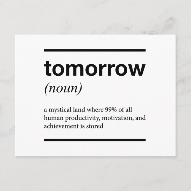 Morgondagens inspirerande design vykort (Framsida)