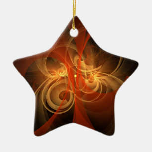 Morgondagens magiska Abstrakt Art Star Ornament