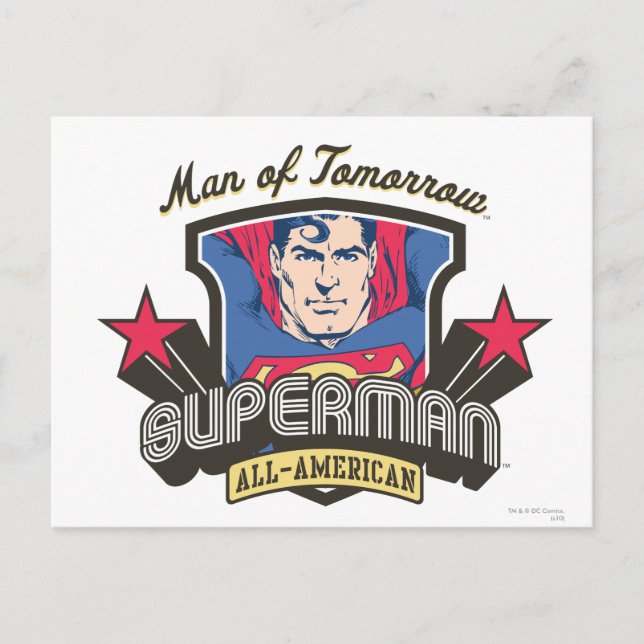 Morgondagens man vykort (Framsida)