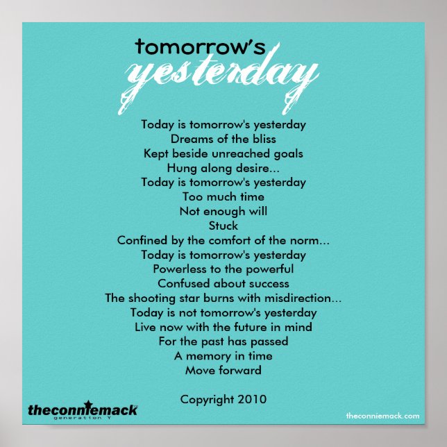 Morgondagens Poster i går (Framsidan)