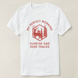 Morgondagens soluppgång och Hjortar | Hjort Huntin T Shirt