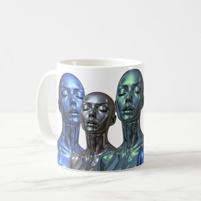 Morgondagens treenighet kaffemugg (Framsida vänster)