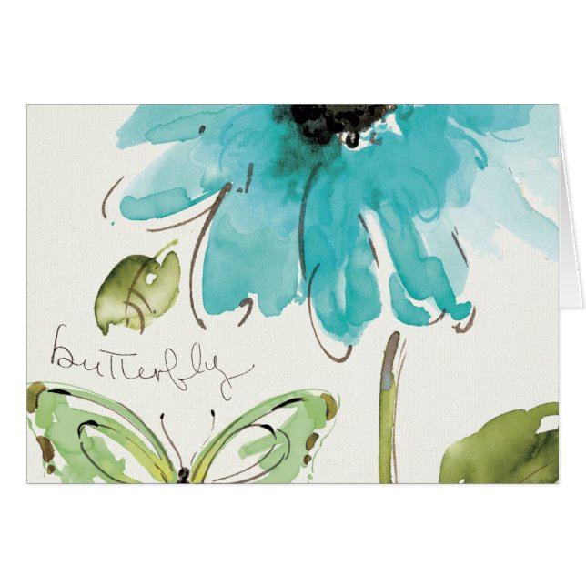 Morgondagg Hälsningskort (Framsidan Horizontal)