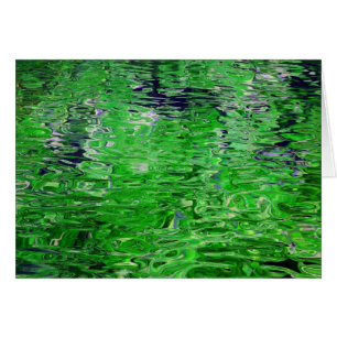 Morgondagg: Vätskedrömmar.  Abstrakt Digital Art Hälsningskort