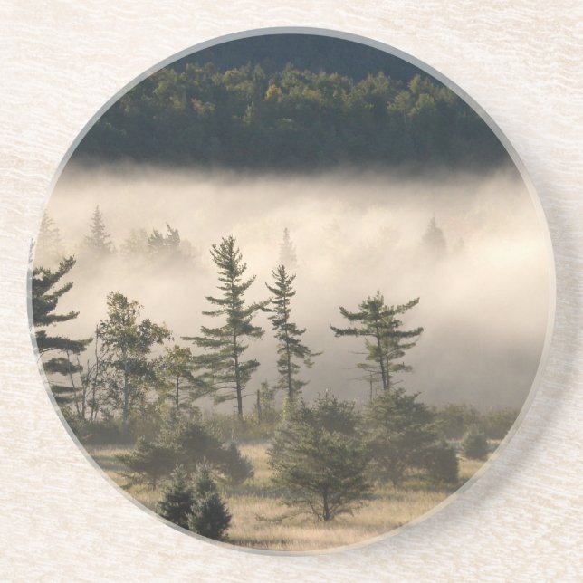 Morgondimma i adirondacksen underlägg sandsten (Framsidan)