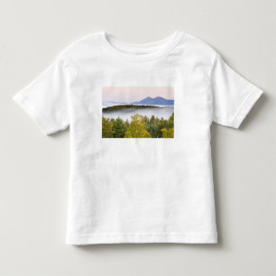 Morgondimma och Percy Peaks sedda från Tee