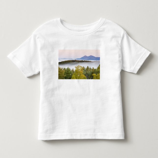Morgondimma och Percy Peaks sedda från Tee (Framsida)