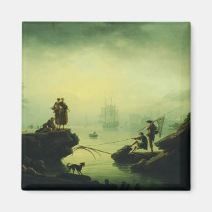 Morgondimma till sjöss av Joseph Vernet Magnet