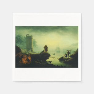 Morgondimma till sjöss av Joseph Vernet Pappersservett