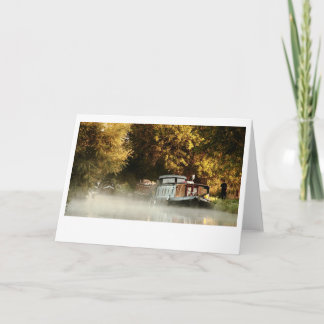 Morgondunst över Grand Union Canal (4496) Kort