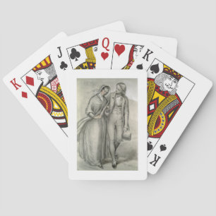 Morgonen Bröllop - avgången, 1846 Spel Kort