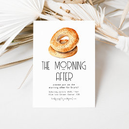 Morgonen efter Bröllop Brunch-inbjudan Inbjudningar