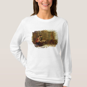 Morgonen fångar, det 19th århundradet tee shirt