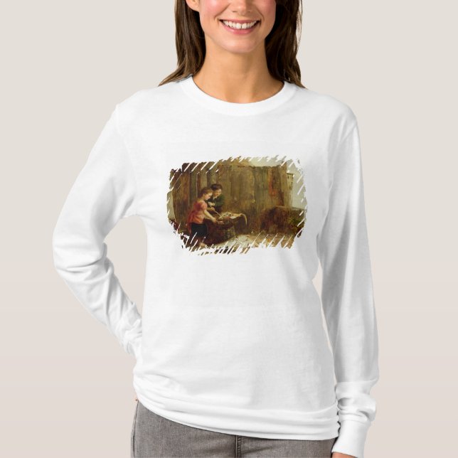 Morgonen fångar, det 19th århundradet tee shirt (Framsida)