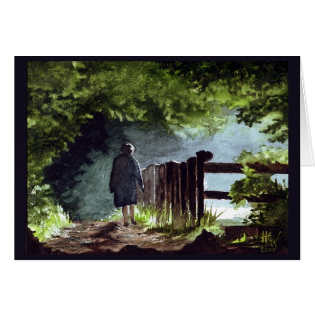 Morgonen går hälsningskort (Framsidan Horizontal)