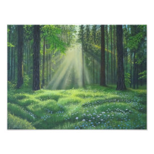 "Morgonen har brutits" Fototryck