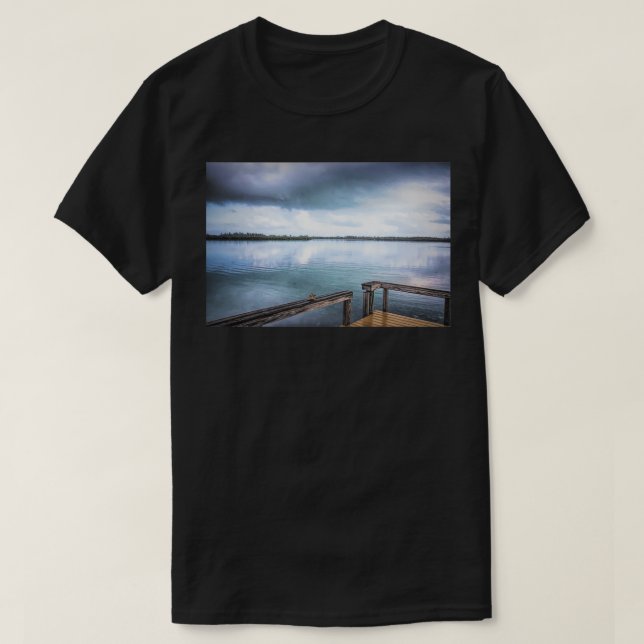 Morgonen har brutits i Grönt Turtle Cay  T Shirt (Design framsida)