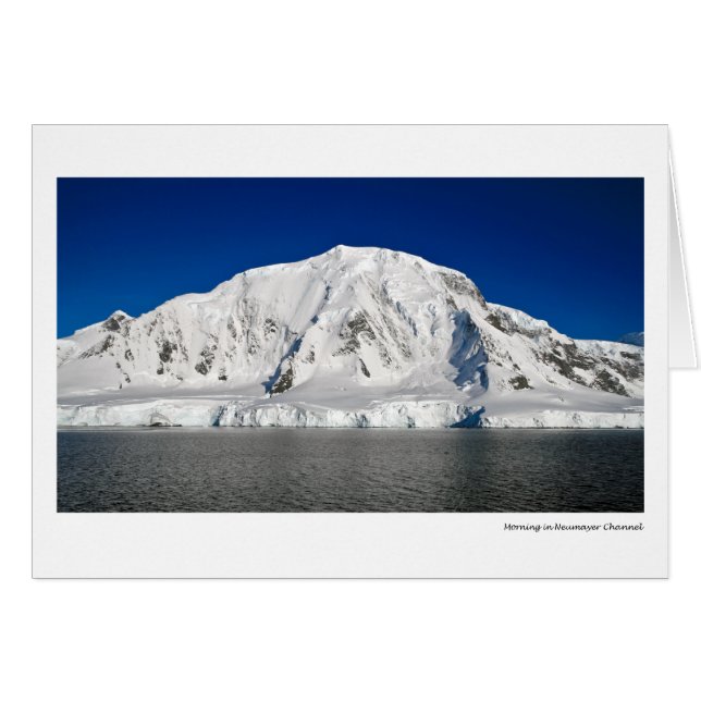 Morgonen i Neumayer kanaliserar Hälsningskort (Framsidan Horizontal)