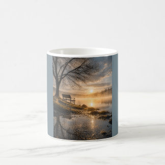 “Morgonen, outtalad” Lugn soluppgångsmugg Kaffemugg