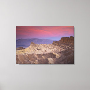 Morgonens första ljus på Zabriskie Point och 2 Canvastryck
