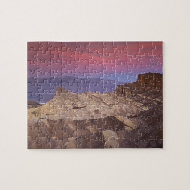Morgonens första ljus på Zabriskie Point och 2 Pussel (Horisontell)