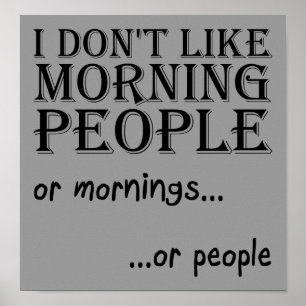 Morgonfolk affisch
