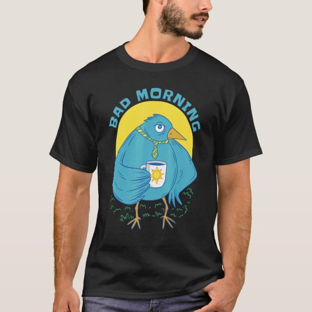 Morgonfolk Sömnig att säga 1 T Shirt (Framsida)