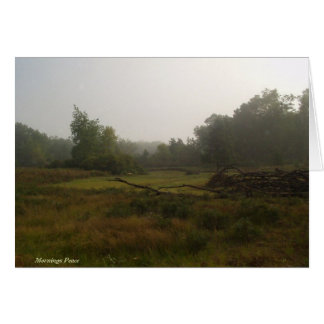 Morgonfred Hälsningskort