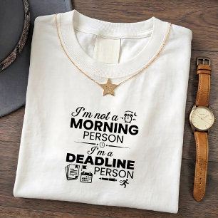 Morgonfrist Komfortabel Kontors T-Shirt