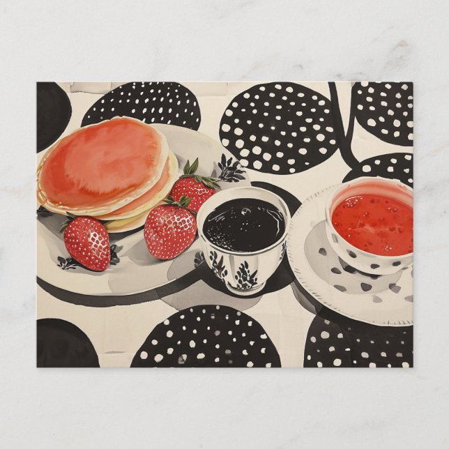 Morgonfrukost Vykort (Framsida)