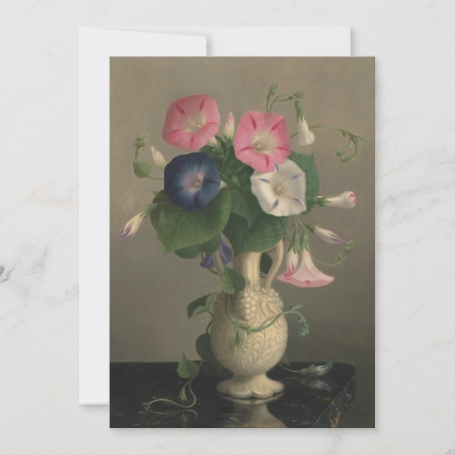 Morgonglasfärgsfärg - ett platt gratulationskort kort (Framsida)