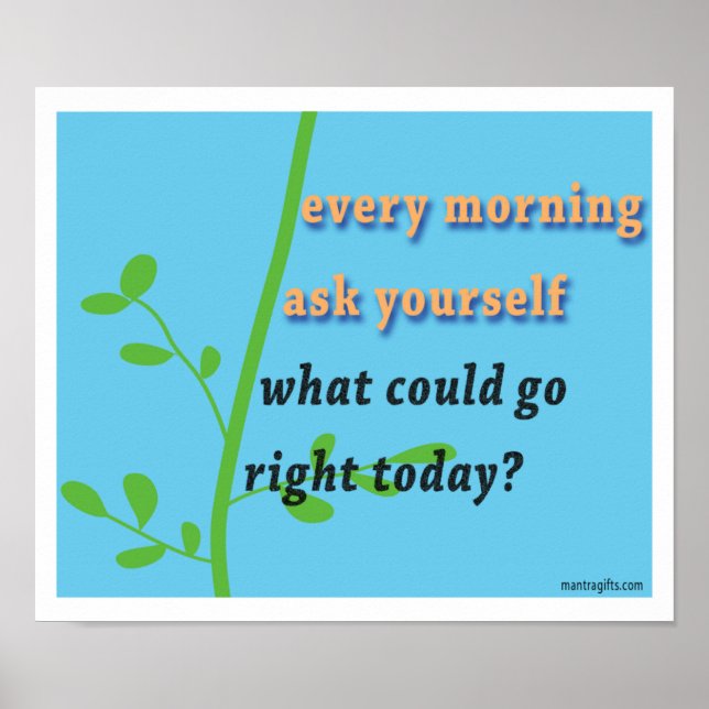 Morgoninspiration Poster (Framsidan)