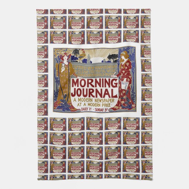 Morgonjournal Kökshandduk (Vertikal)