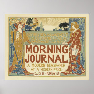 Morgonjournalaffisch Poster