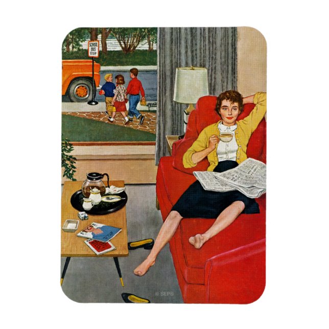 Morgonkaffe Break Magnet (Vertikal)