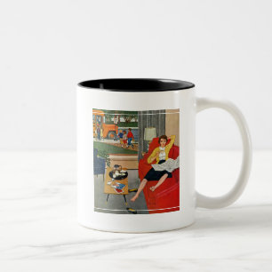 Morgonkaffe Break Två-Tonad Mugg