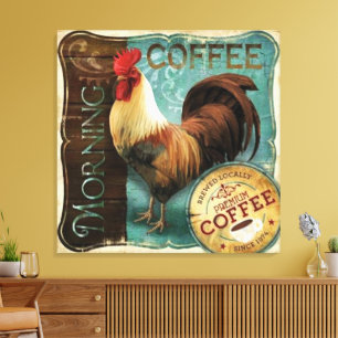 Morgonkaffe Canvastryck