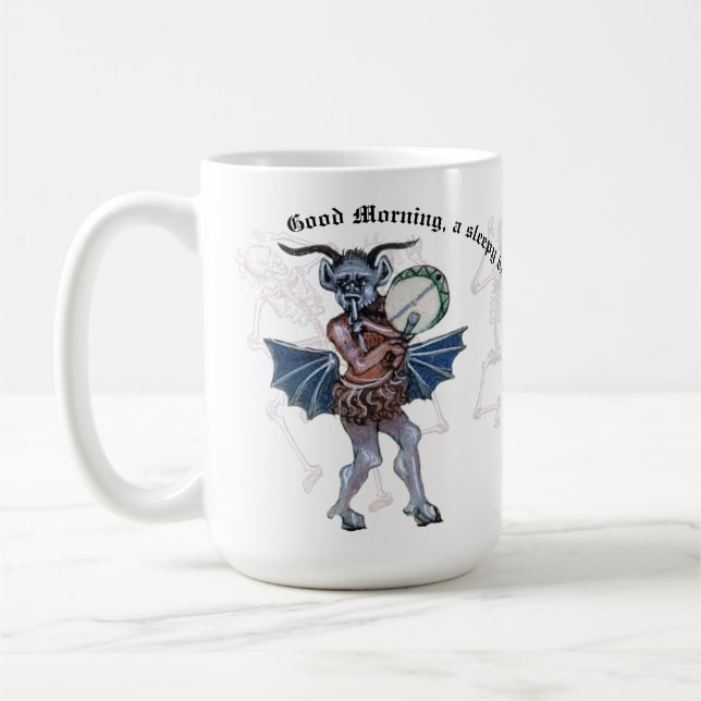 Morgonkaffe Demoniac Mugg (Vänster)