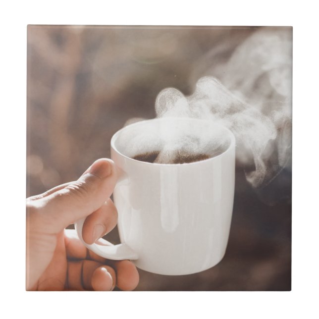 morgonkaffe kakelplatta (Framsidan)