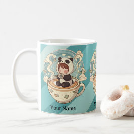 Morgonkaffe Kawaii Panda Mugg